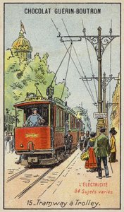 Electric tram (chromolitho) 作者 法语学校