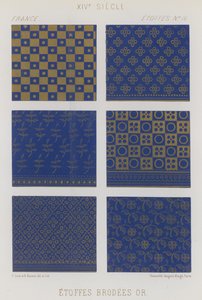 14世纪法国的刺绣面料 作者 法语学校