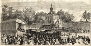 Enghien-les-Bains至Montmorency线--Enghien至Montmorency铁路的落成典礼"，6月30日 作者 法语学校