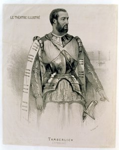 Enrico Tamberlick饰演奥赛罗，来自The Illustrated Theatre 作者 法语学校