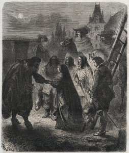 2月22日，玛丽-德-美第奇（1573-1642）（Maria de Medici）从布洛瓦城堡逃出。 作者 法语学校