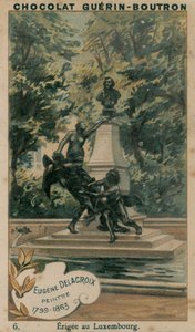 Eugene Delacroix，画家，1799-1863，Erigee在卢森堡 作者 法语学校