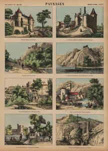 European scenes (coloured engraving) 作者 法语学校