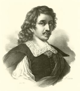 Eustache Le Sueur 或 Lesueur，肖像（雕刻） 作者 法语学校