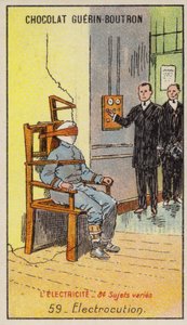 Execution by electrocution (chromolitho) 作者 法语学校