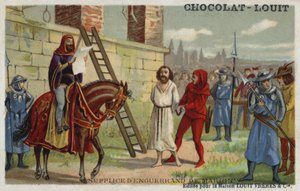 执行法国菲利普四世首席部长Enguerrand de Marigny，1315 作者 法语学校