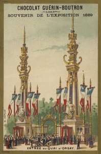 1889年展览 - 巧克力纪念品 作者 法语学校