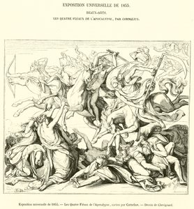 1855 年世界博览会，Les Quatre Fleaux de l