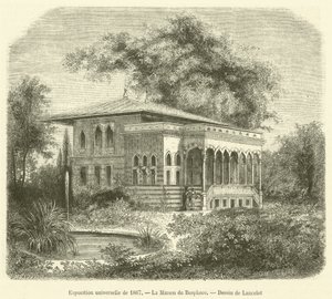 1867 年世界博览会，博斯普雷庄园（雕刻） 作者 法语学校