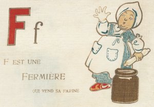 F is a farmer who sells her flour. 作者 法语学校