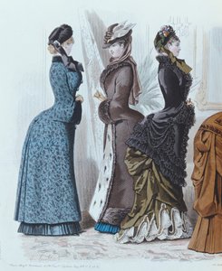 1882年时尚监视器的时尚板块 作者 法语学校