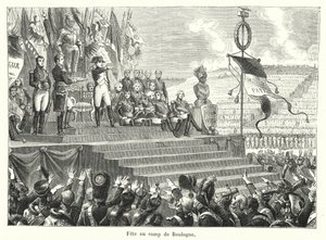 Fete au camp de Boulogne (engraving) 作者 法语学校