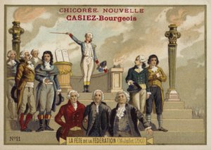 1790年7月14日，法国大革命的Fete de la Federation 作者 法语学校