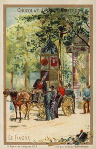 Fiacre (chromolitho) 作者 法语学校