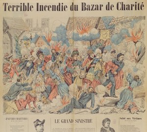 1897年5月4日在Bazar de la Charite开火 作者 法语学校