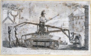 1808 年里昂的消防泵 作者 法语学校