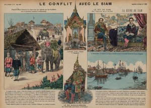 法兰西暹罗战争，1893年 作者 法语学校