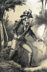 Francois-Athanase de Charette de la Contrie (Francois Athanase) (1763-1796) - 在 "Galerie historique de la Revolution francaise "由阿尔伯特?莫林 作者 法语学校