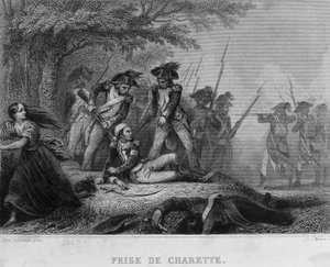 Francois-Athanase de Charette de la Contrie (Francois Athanase: 1763-1796) - 在Thiers的 "Revolution francaise"。19世纪 作者 法语学校