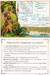 法国在大洋洲的财产，1890年 作者 法语学校