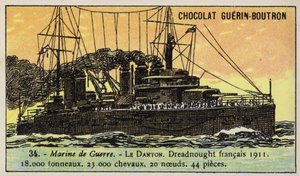 French battleship Danton 作者 法语学校