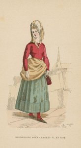 1382年查理六世统治时期的法国资产阶级妇女 作者 法语学校