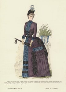 法国时装板块，1885-86 作者 法语学校