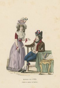 1792年的法国时装 作者 法语学校