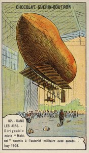 French military airship Malecot, Issy, France 作者 法语学校