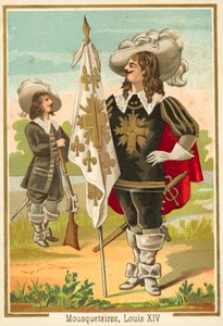 French musketeers of the time of Louis XIV (chromolitho) 作者 法语学校