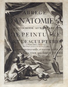 Frontispiece - Abstract Anatomy, accommodated to arts of painting and sculpture - Abrege d