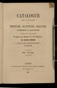 1863年Salon des Refuses目录的主题 作者 法语学校