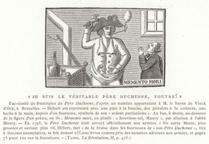 Le Pere Duchesne的主题，1790年代 作者 法语学校
