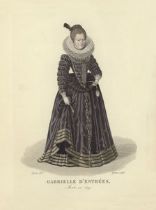 Gabrielle dEstrees，法国国王亨利四世的情妇