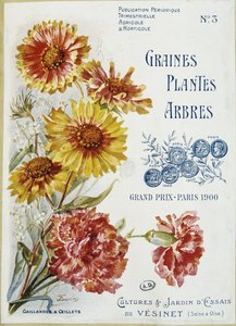 Gaillardes 和康乃馨 - 杂志“Seeds Plants Trees”的封面，第 3 期 作者 法语学校