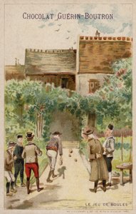 Game of boules (chromolitho) 作者 法语学校