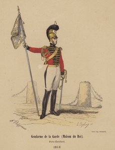 Gendarme de la Garde (Maison du Roi), Porte-Etendard 作者 法语学校