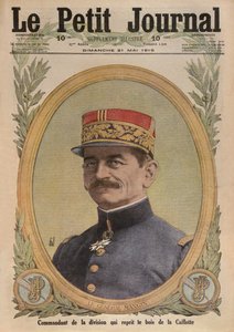 查尔斯·曼金将军，Le Petit Journal的封面插图，补充illustre，1916年5月21日