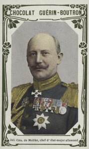 Moltke将军，主厨detat-major allemand（彩色照片） 作者 法语学校