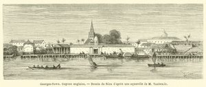 Georges-Town, Guyane anglaise (engraving) 作者 法语学校