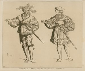 德国贵族，1515-30 作者 法语学校