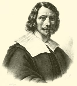 Giovanni Francesco Barbieri，被称为Guercino，或Guercino，肖像 作者 法语学校