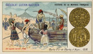 Gold carlin of Charles of Anjou 作者 法语学校