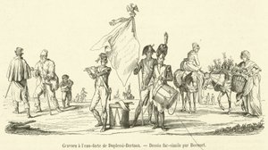 Duplessi-Bertaux 蚀刻（雕刻） 作者 法语学校