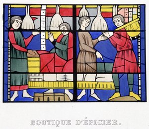 Grocer shop. Fac simile d