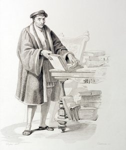 Guillaume Bude (1467-1540), French scholar and humanist philosopher (engraving) 作者 法语学校
