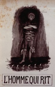 Gwynplaine, couv. de "The Man Who Laughs" (笑的人) 作者 法语学校
