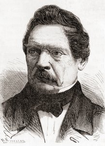Henri-Gustave Delvigne，来自 Les Merveilles de la Science，约 1870 年出版（版画） 作者 法语学校