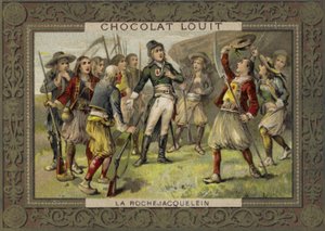 Henri de la Rochejacquelein对他的士兵，Vendee Revolt，法国大革命发表讲话 作者 法语学校