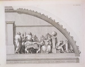 希波克拉底（公元前460年 - 公元前377年）教学，来自巴黎外科学院的描述，1780年出版 作者 法语学校